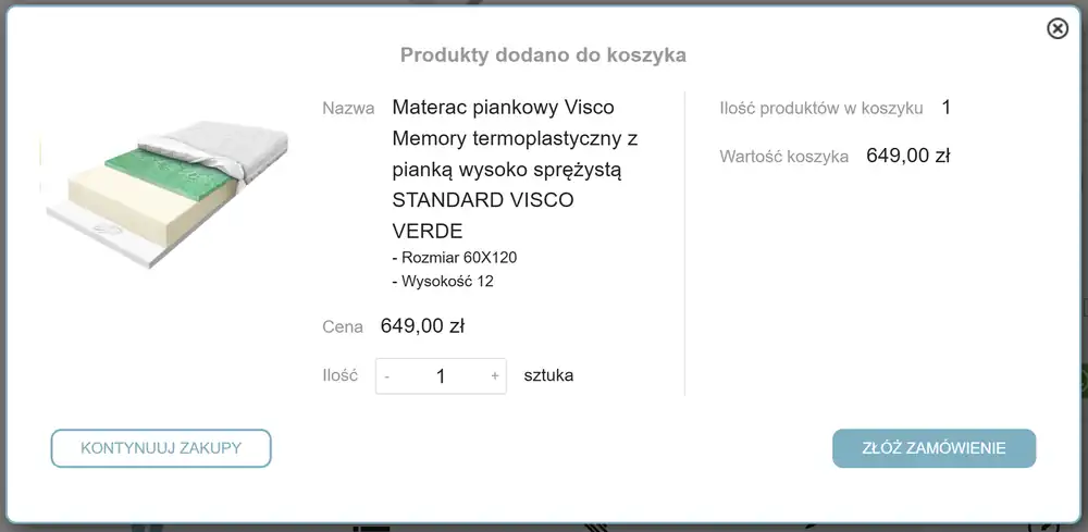 Dodano do koszyka