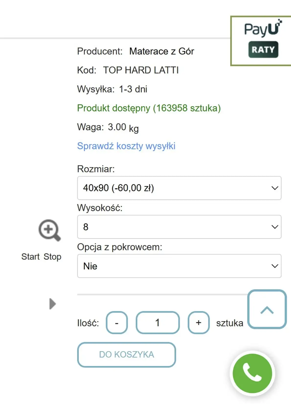 Warianty produktu i pełne RWD