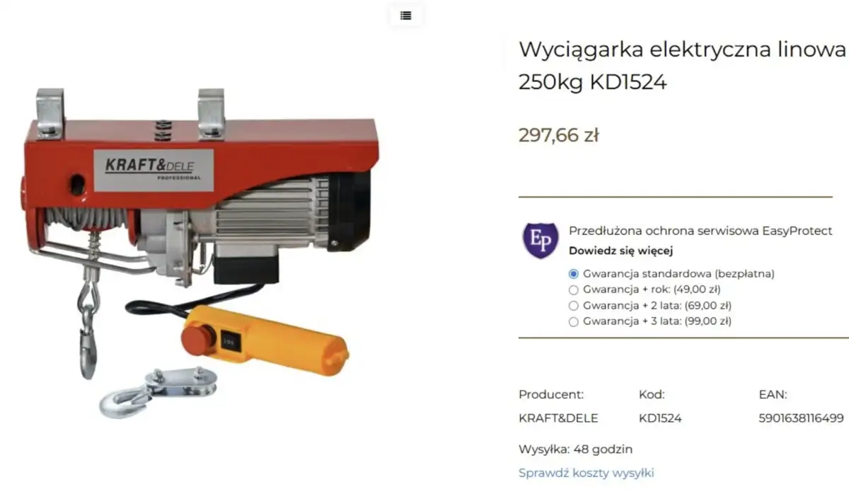 Przedłużona ochrona serwisowa