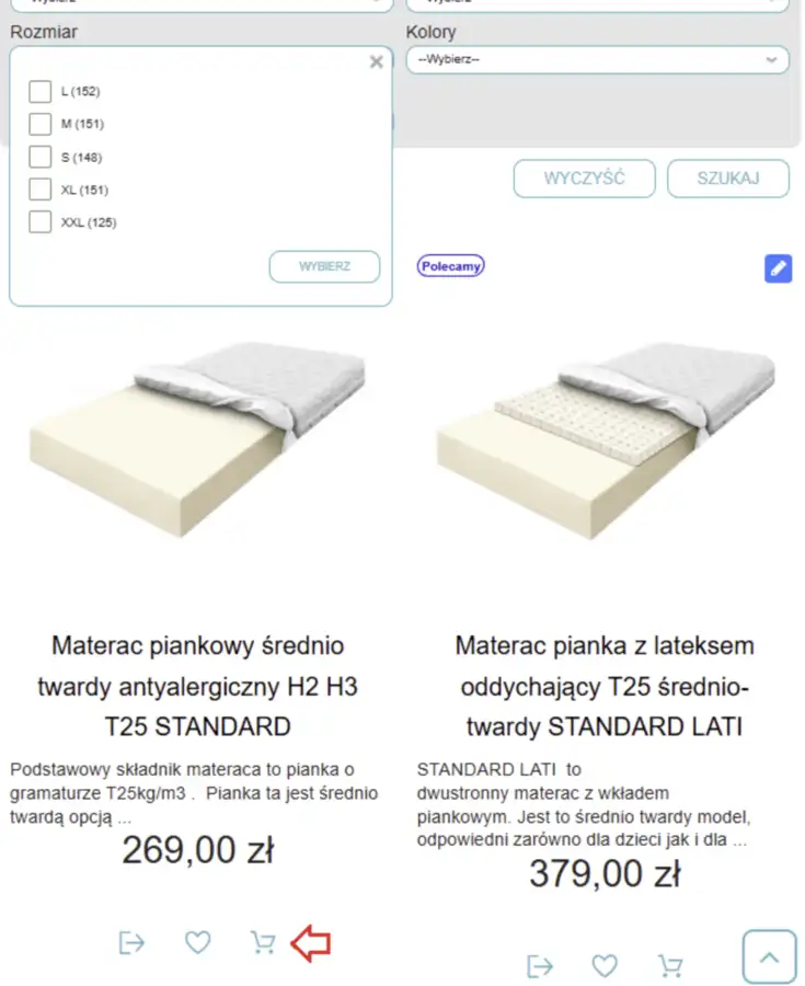 Zaawansowane filtrowanie produktów