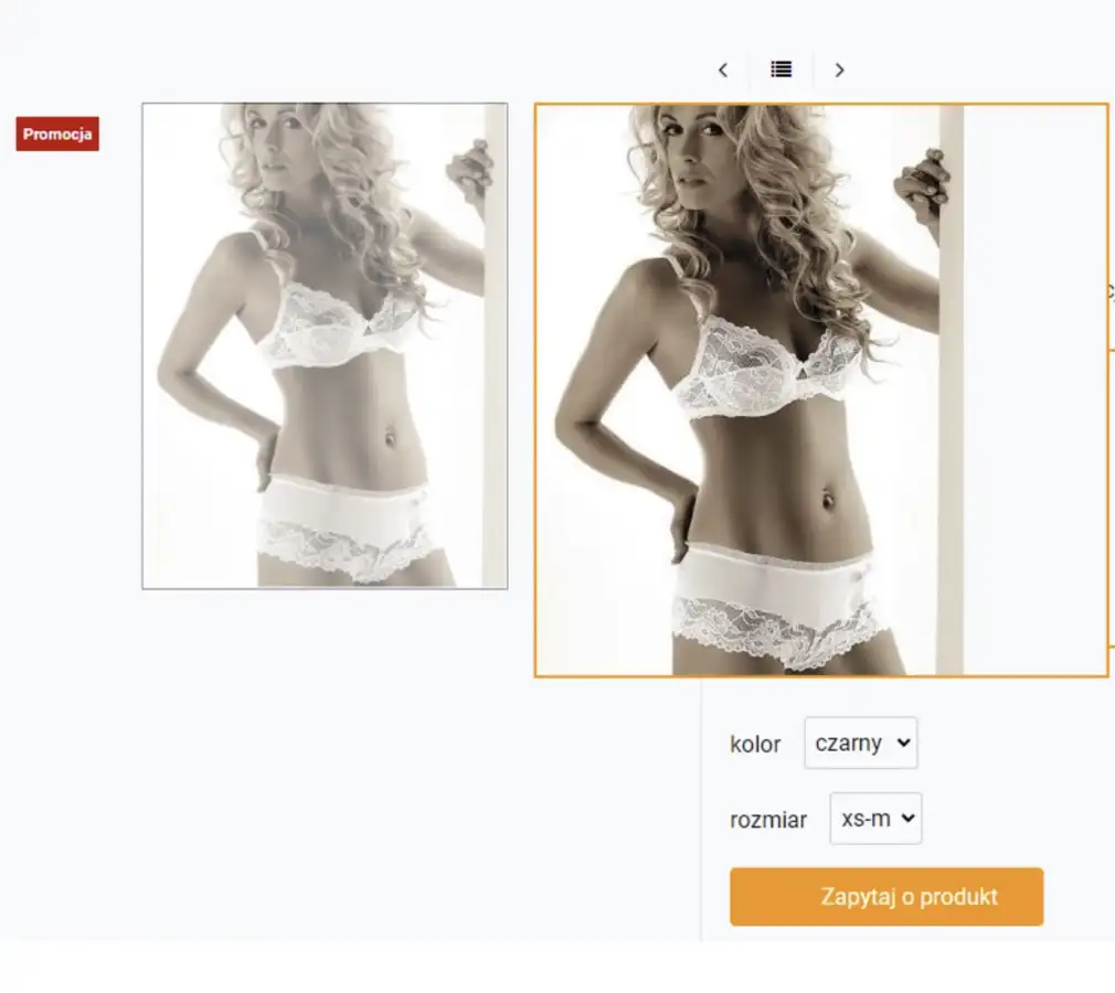 Warianty produktu z podglądem zdjęcia